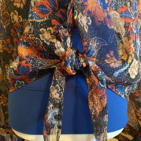 Dear John Sheer Floral Blouse - Picture 9 of 16